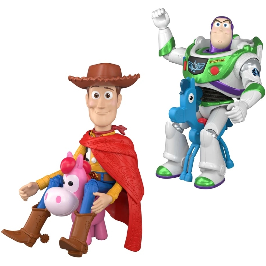 Disney Toy Story 5 PlayScale figūriņu komplekts Čips Bzs Astrals Hi-Tech + divi zirdziņi – 2