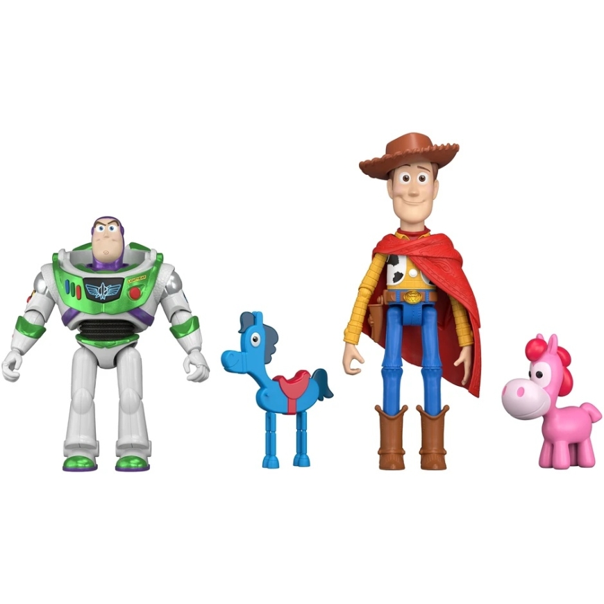 Disney Toy Story 5 PlayScale набор фигурок Чипа База Лайтера Hi-Tech + две лошади – 3