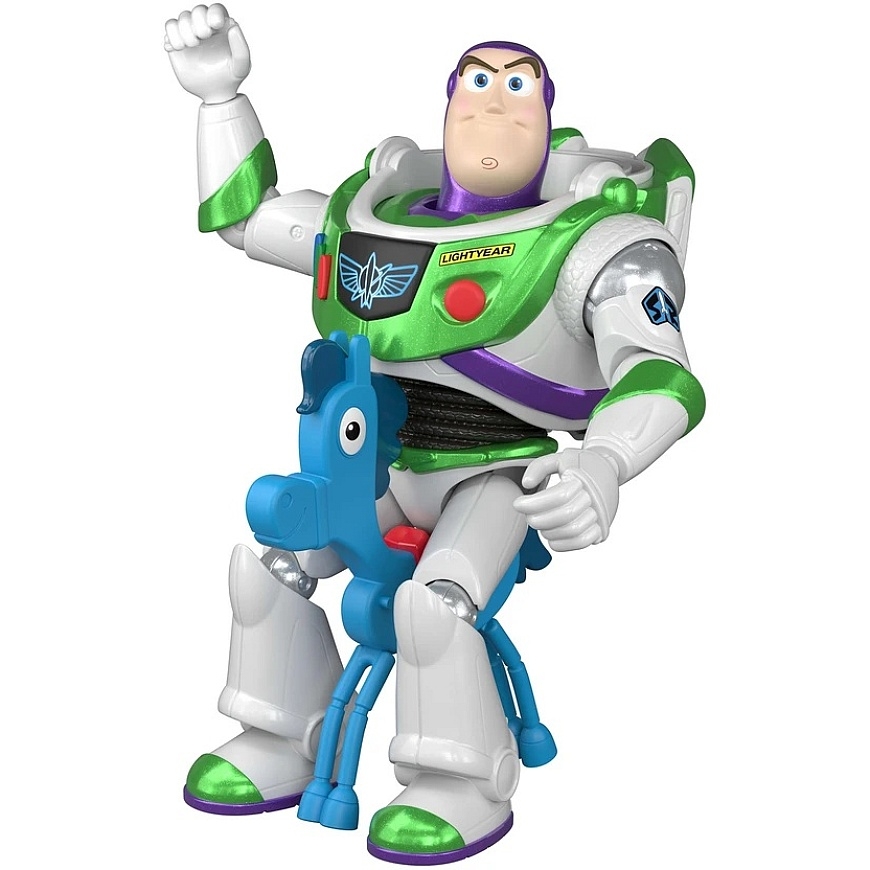 Disney Toy Story 5 PlayScale figuuride komplekt Chip Buzz Lightyear Hi-Tech + kaks hobust – 5