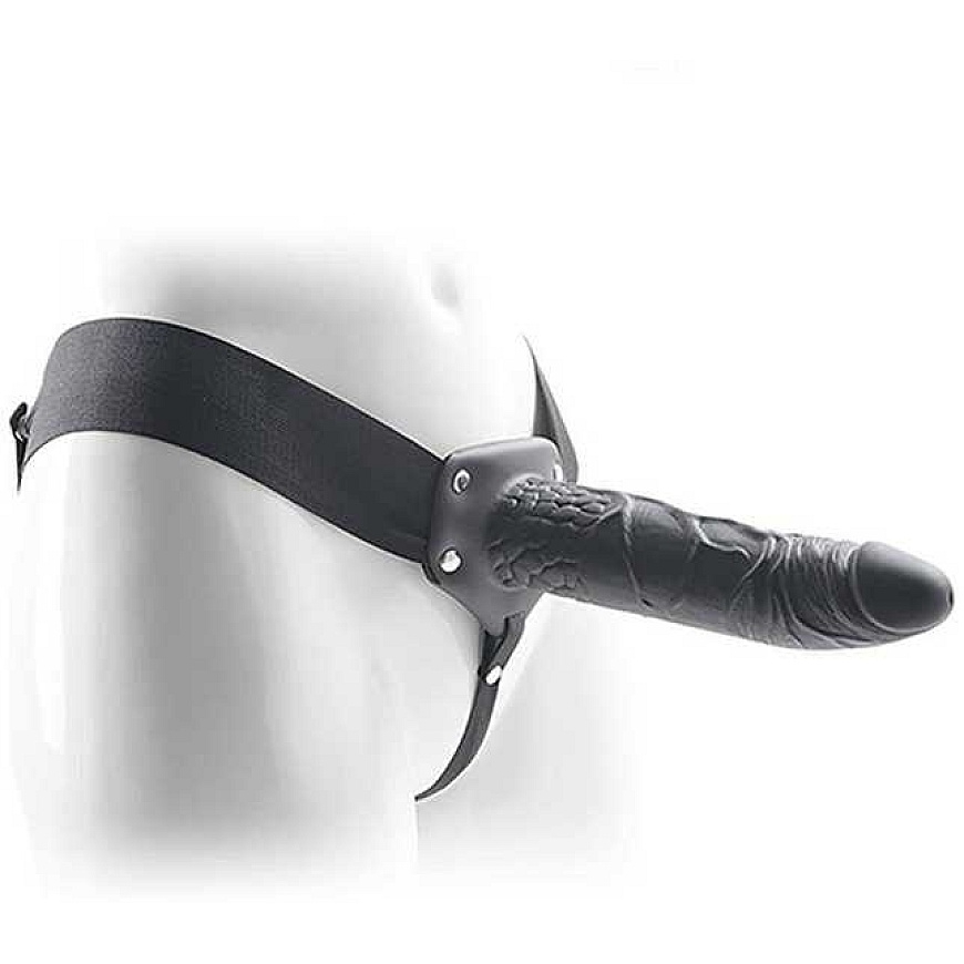 Real Rapture Vibrējošs loceklis ar tālvadības pulti tukšs strap-on 22 cm – 5
