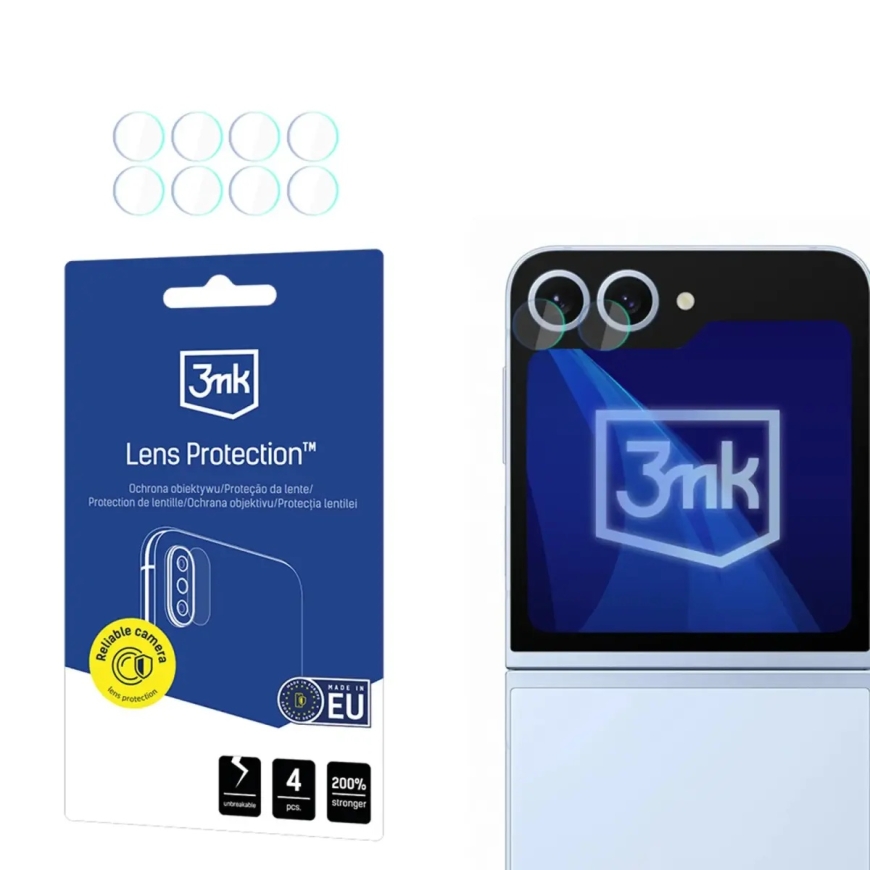 Защитное стекло на камеру 3mk Lens Protect для Samsung Galaxy Z Flip 6 (F741) (4 шт.)