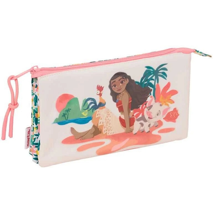 Safta Disney Moana Vaiana trīskāršais zīmuļu futrālis