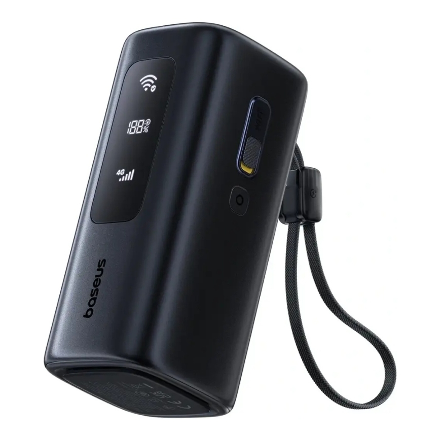 Внешний аккумулятор (powerbank) Baseus EnerGeek GX11 MiFi | 20 000 мА·ч | 67 Вт | чёрный