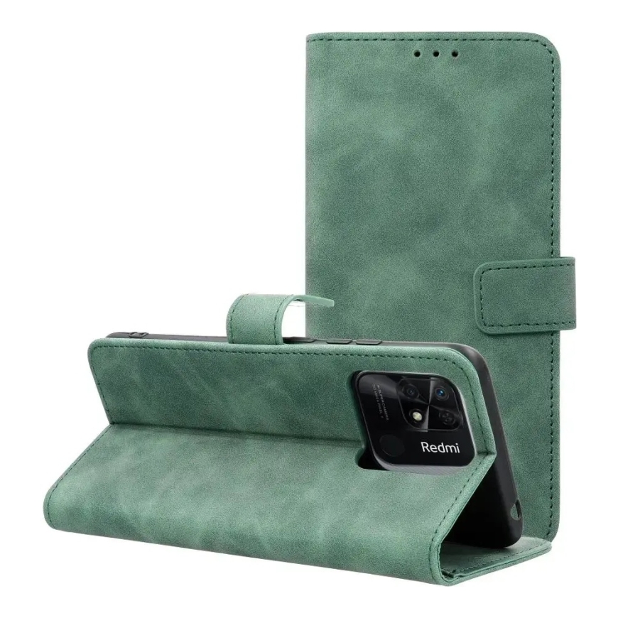 TENDER Book Case XIAOMI Redmi 10C zaļš