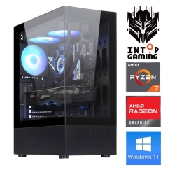 INTOP Ryzen 7 5700X 32GB 250SSD M.2 NVME+2TB RX9060XT 16GB WIN11Pro