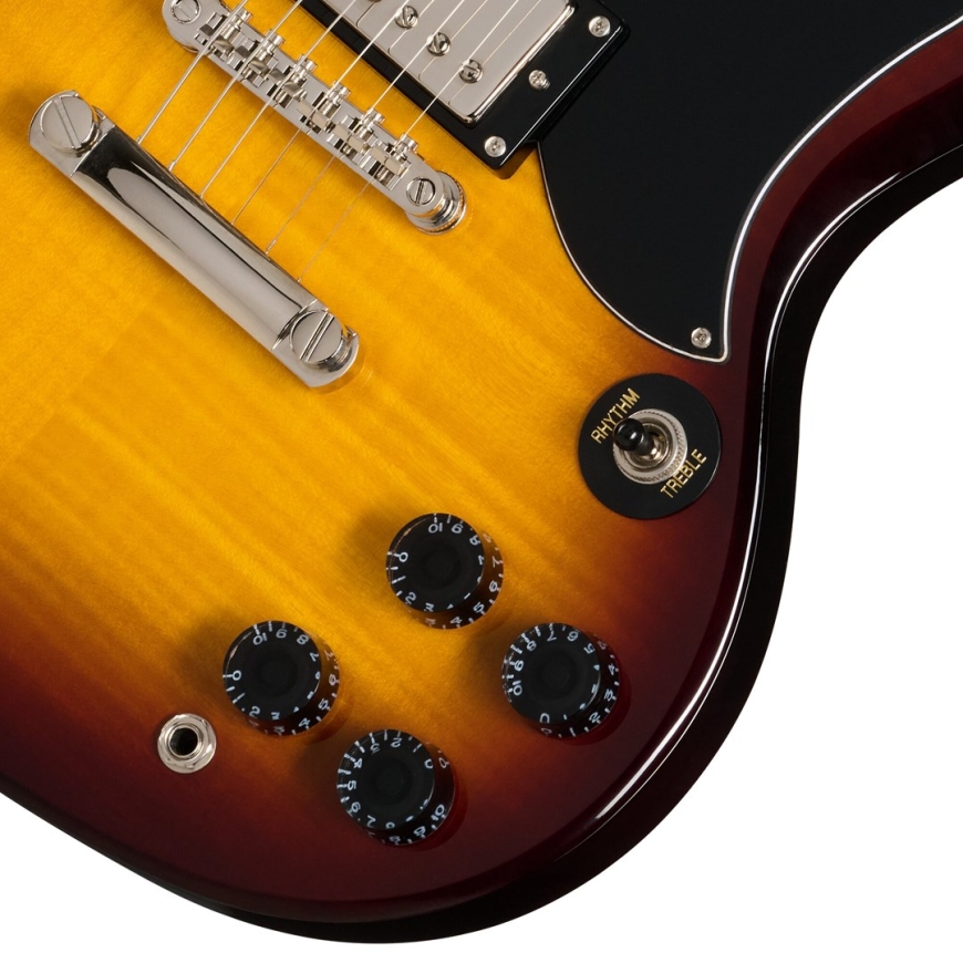 Epiphone SG Tribute Plus Vintage Sunburst - elektriskā ģitāra – 5