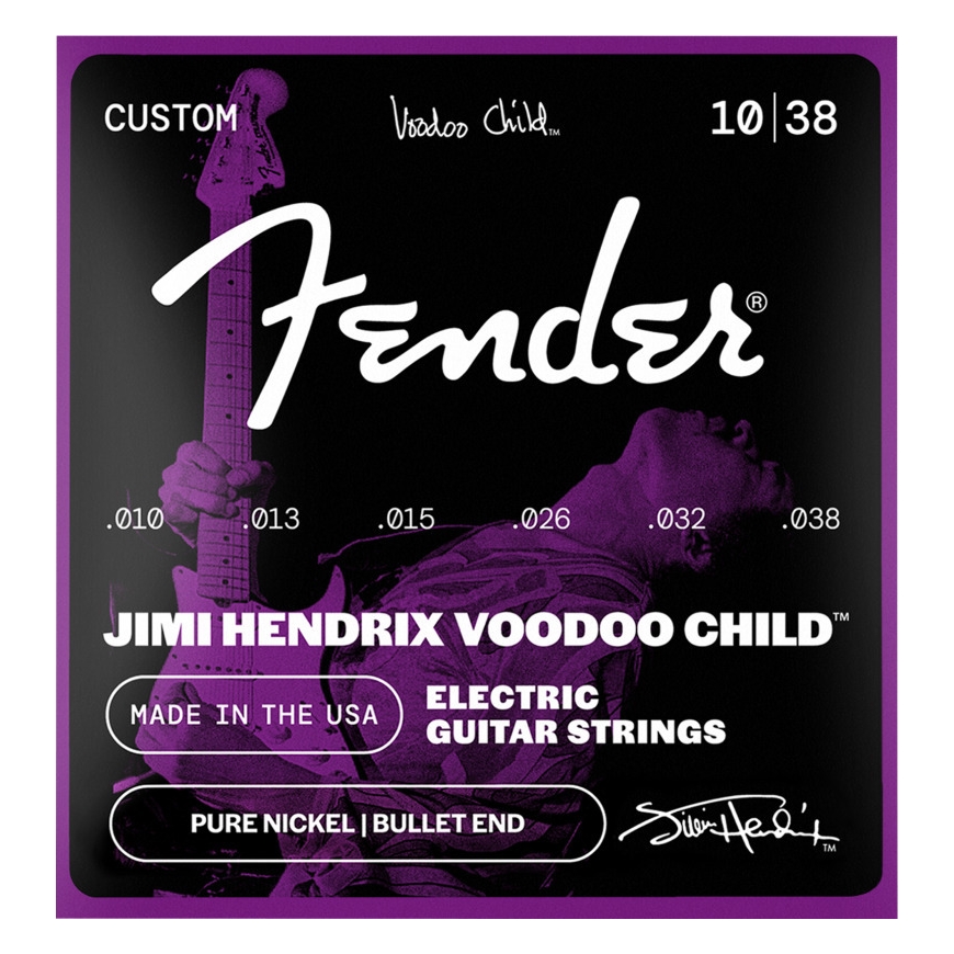 Fender Hendrix Voodoo Child™ ģitāras stīgas