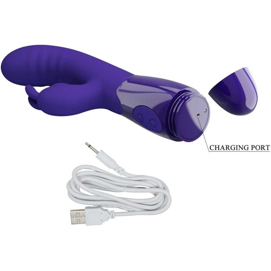 Pretty Love Youth PRETTY LOVE - CERBERUS YOUTH VIOLET RABBIT VIBRĒJOŠAIS GREDZENS – 5