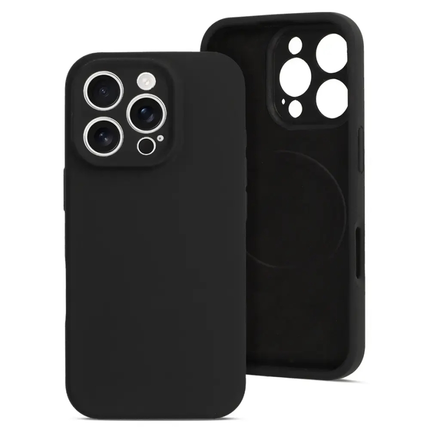 MagColor Pure чехол для телефона iPhone 15 Pro чёрный