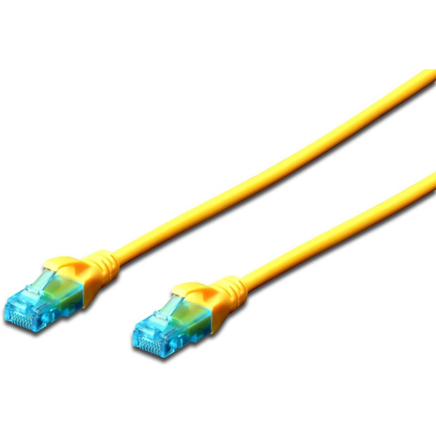 DIGITUS CAT 5e U-UTP paigalduskaabel 1m kollane