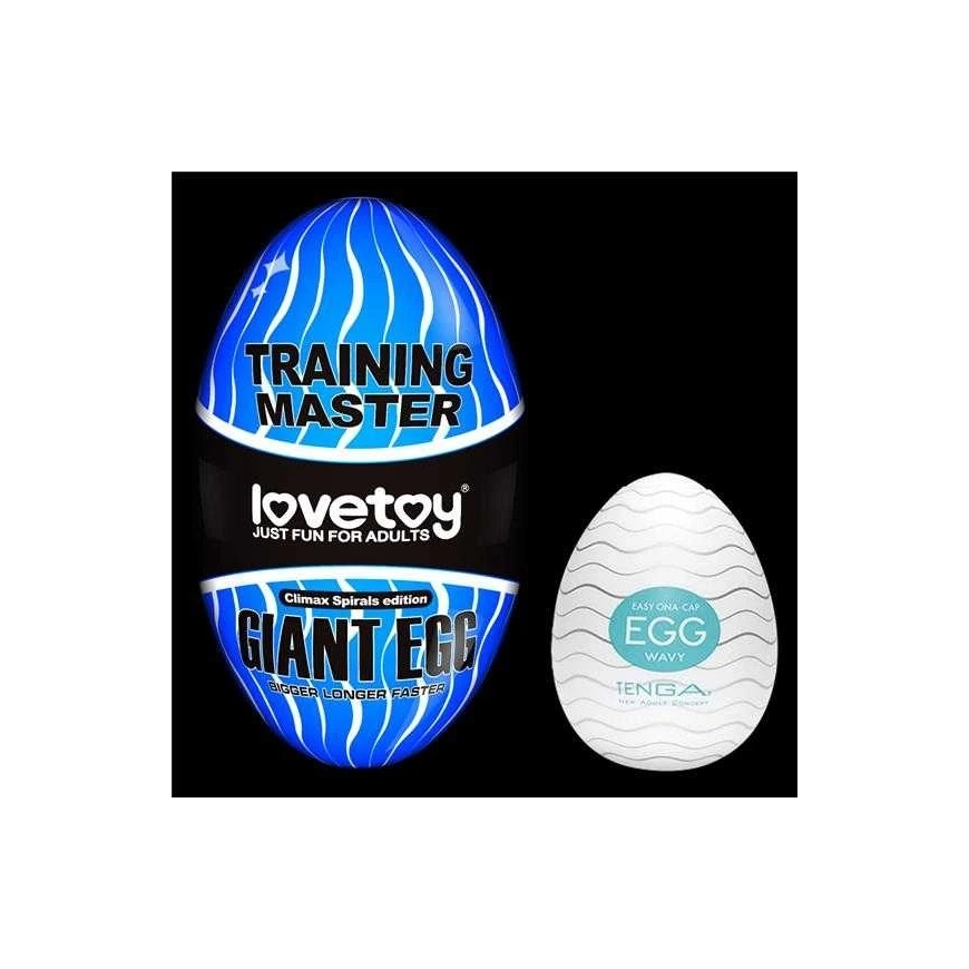 LOVETOY Giant Egg Masturbator Blue – 4