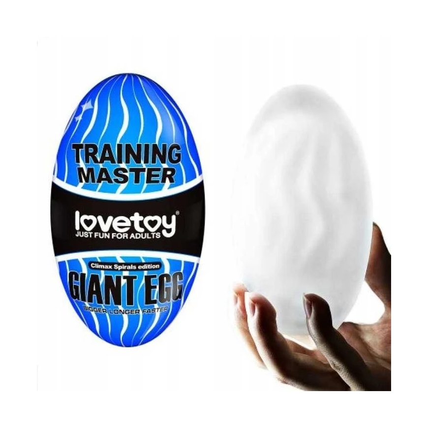 LOVETOY Giant Egg Masturbator Sinine – 5