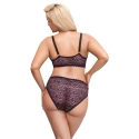 Cottelli Curves Bra Set violet 3XL Cottelli Curves Bra Set violet 3XL