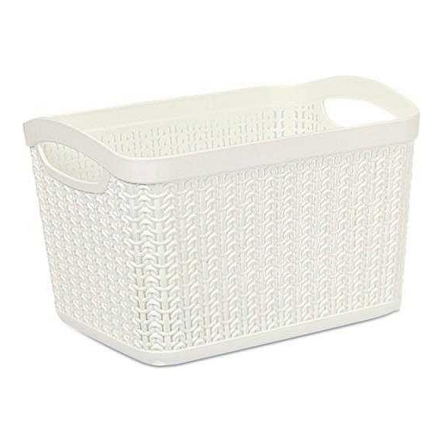 UCSAN Корзина 6.6L KNIT M-083 Белая