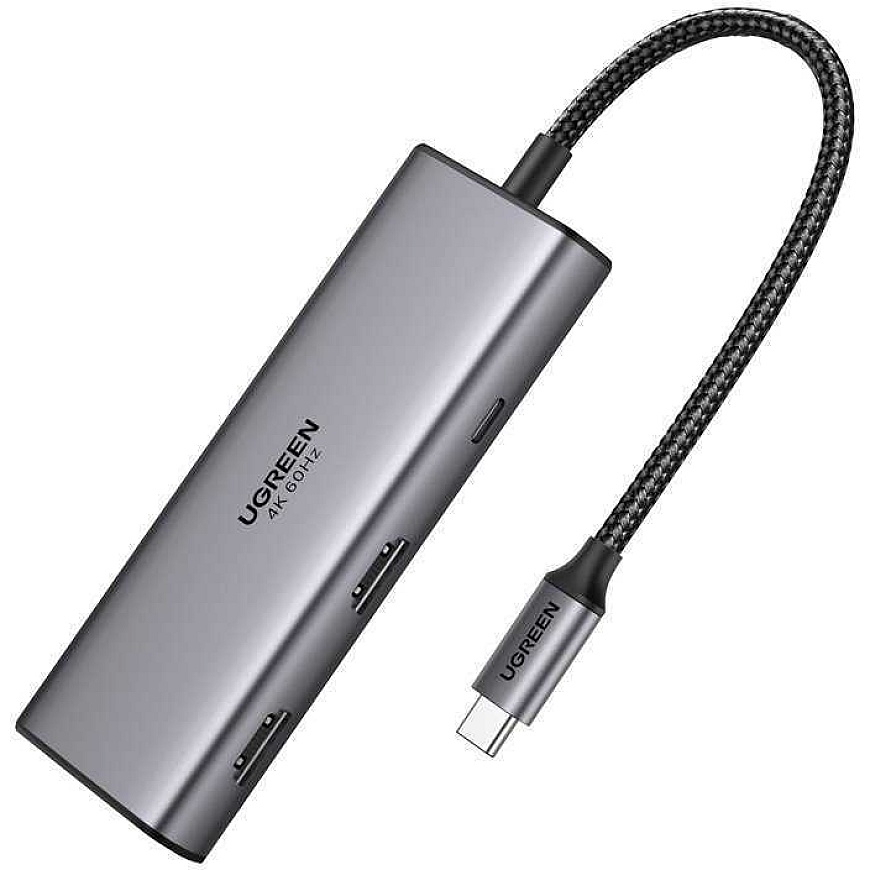 Ugreen CM498 7 in 1 USB-C centrmezgls – 2
