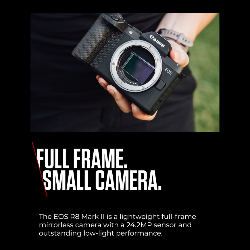Canon EOS R8 Mark II peegelkaamera, korpus – 3