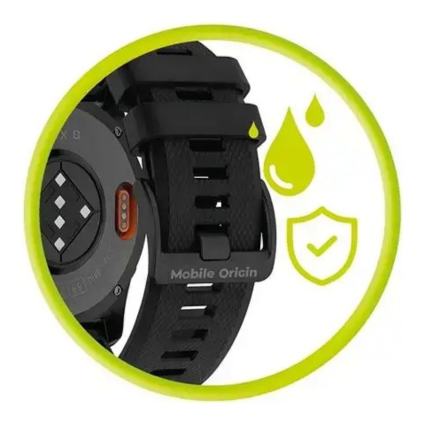 Mobile Origin Easy Strap Quick Fit Garmin ES1 jaoks, 26mm Must – 2