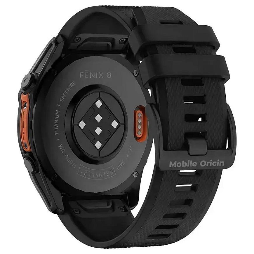 Mobile Origin Easy Strap Quick Fit Garmin ES1, 26mm Melns – 4