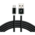 USB Cable - everActive CBS-1MB Micro USB 1.0m 2.4A 480 Mbps Black