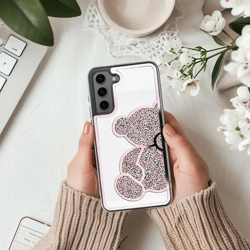 Teddy Bear telefoni ümbris Samsung Galaxy A26 5G (A266) roosa (kaisukaru) – 4