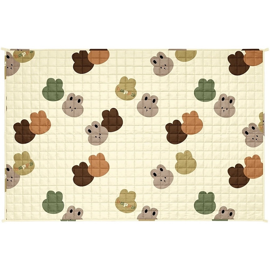 Rebel PREMIUM puuvillane kaalu tekk, sensoorne tekk lastele, 100x150 cm, 3kg, küülikud – 3