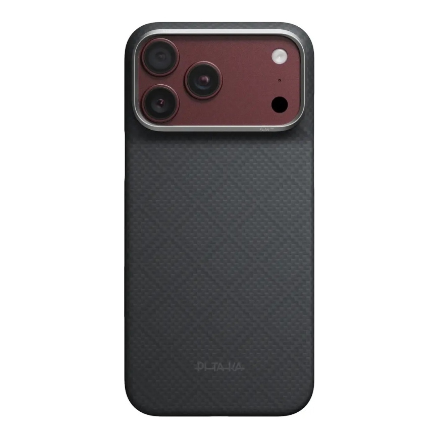 Pitaka Edge Case Argyle, Basalt Black - iPhone 18/17 Pro Max – 3