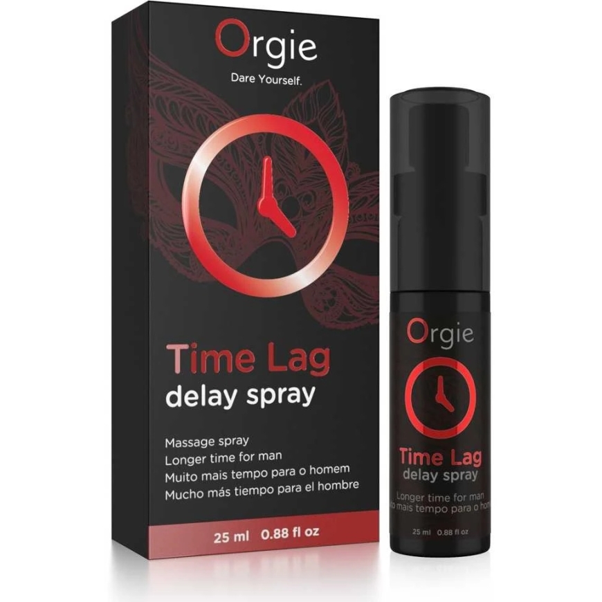 Orgie Time Lag Delay Spray vīriešiem, ejakulācijas aizkavēšana (25 ml)