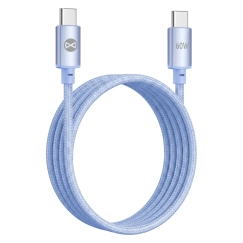 Forever Vibe data transfer and charging cable | USB-C to USB-C | 60W | 1m | blue