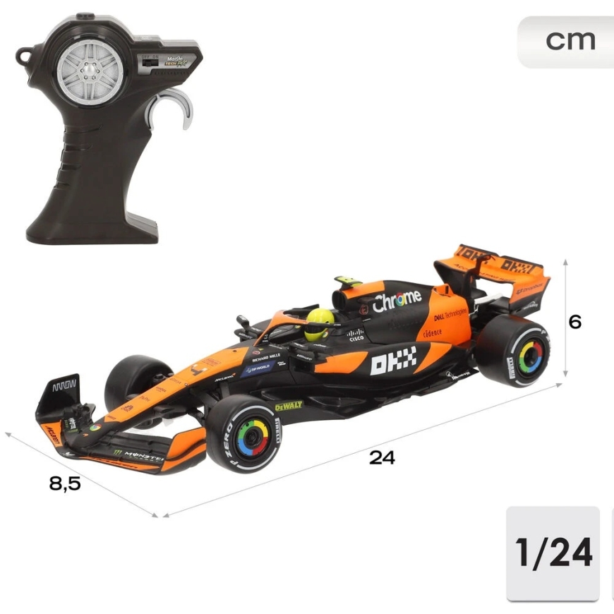 MAISTO TECH tālvadības automobiļa modelis 1:24 McLaren F1 MCL38, 82359 – 5