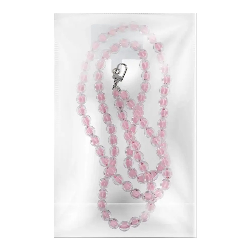 COLORFUL telefoni riputus, telefoni pendant / kaabli pikkus 120cm (60cm silmus) / kaelal - helesinine – 5