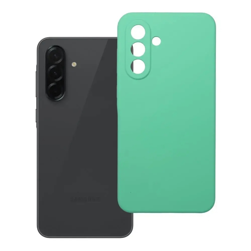 Silicone 2mm maciņš telefonam Samsung Galaxy A36 5G (A366) zaļš