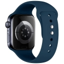TECH-PROTECT SILIKONA APPLE WATCH 8 / 9 / 10 / 11 / 12 / SE (40 / 41 / 42 MM) JŪRAS ZILS TECH-PROTECT SILIKONA APPLE WATCH 8 / 9 / 10 / 11 / 12 / SE (40 / 41 / 42 MM) JŪRAS ZILS