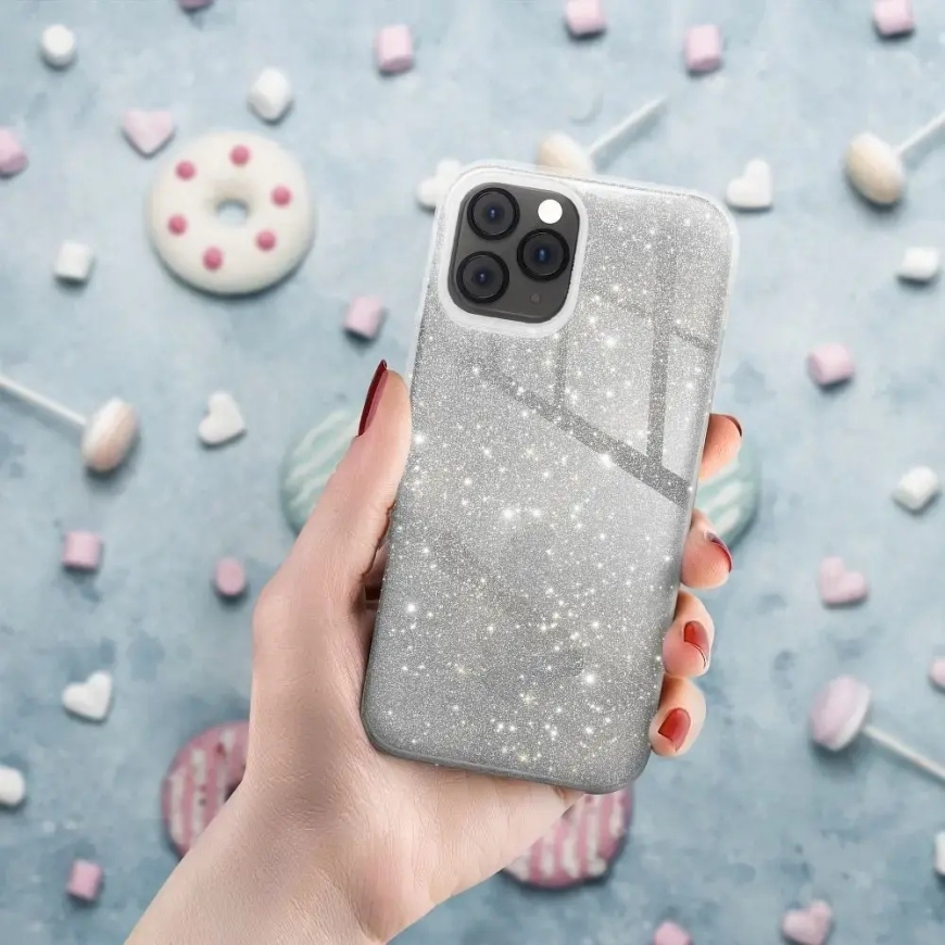 SHINING maciņš telefonam Samsung Galaxy A53 5G sudraba krāsā – 3