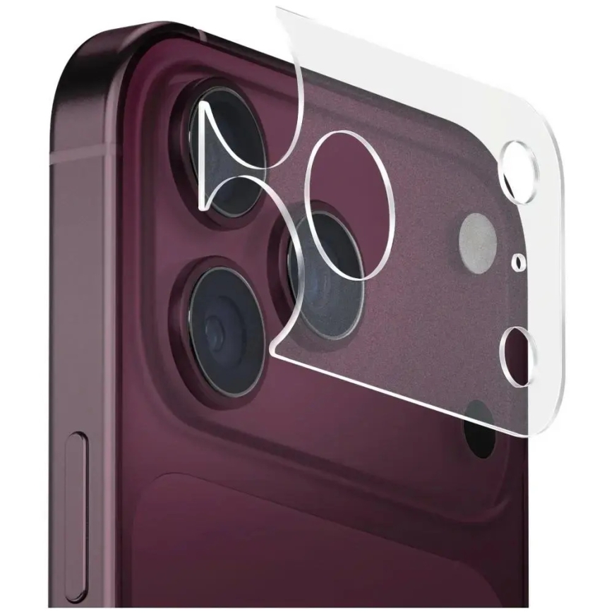 Защитное стекло на камеру UNIQ Optix Aeroshield для iPhone 18 Pro Max прозрачное