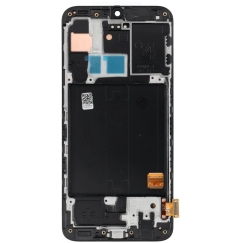 Uts Group FIXCELL LCD ekranas SAMSUNG A40 AMOLED su rėmeliu (atnaujintas)