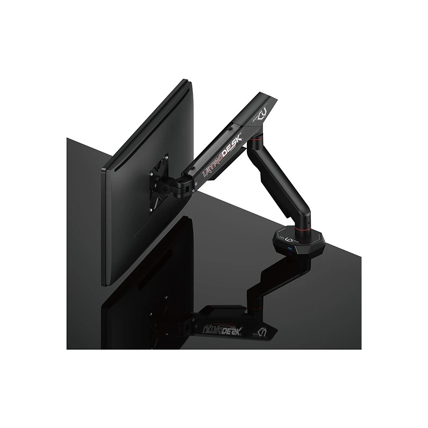 ULTRADESK SWORD Yksi Säädettävä Näytön Teline, Musta, 12KG, 17"-40" – 5