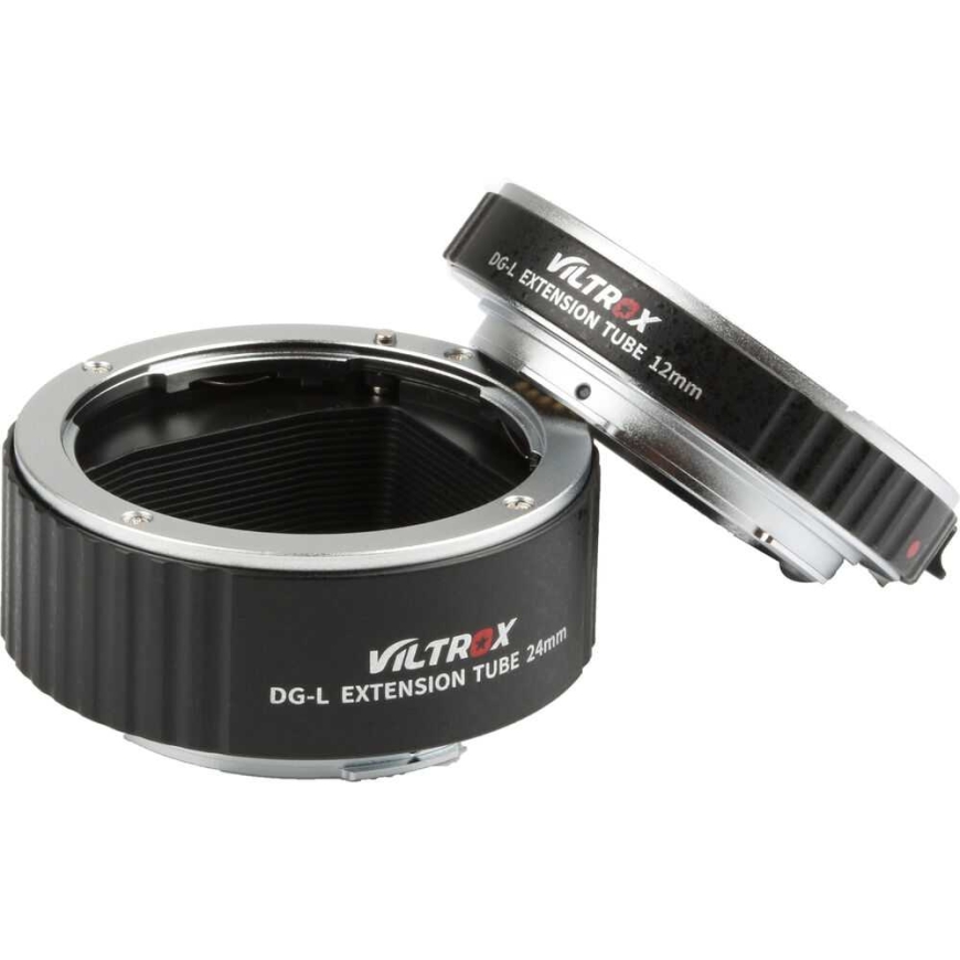 Kameru objektīva piederums - Viltrox L Mount makro pagarināmo cauruļu komplekts 12mm/24mm – 3