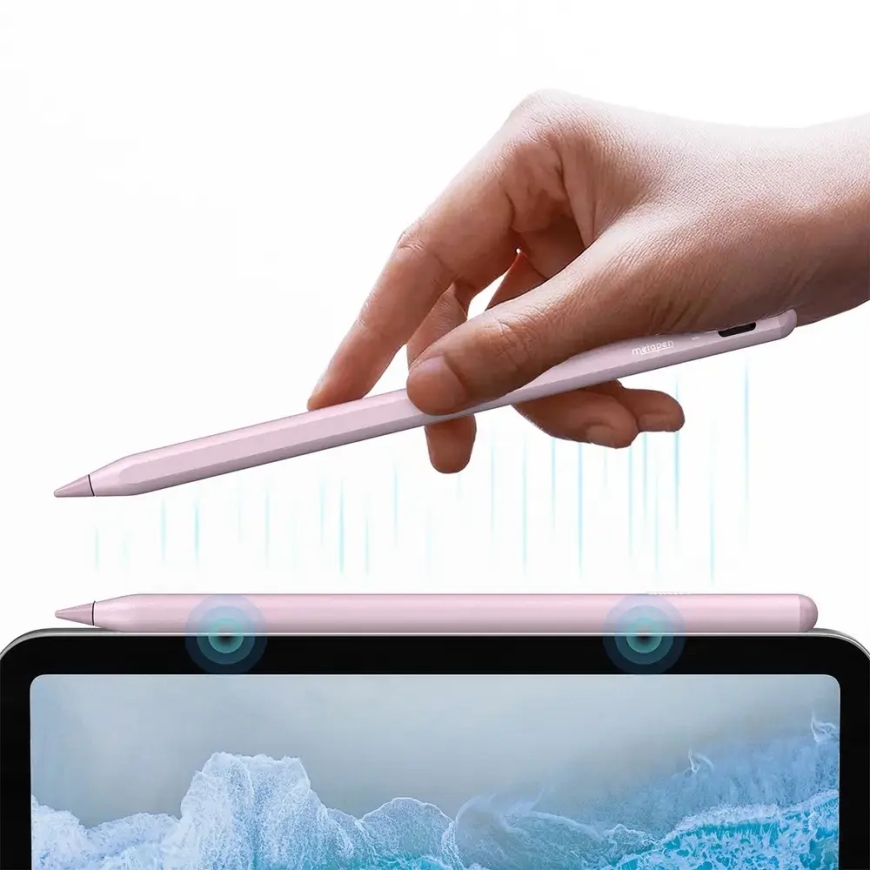 Metapen A8 V4 aktyvus stylus iPad USB-C - Rožinė – 2