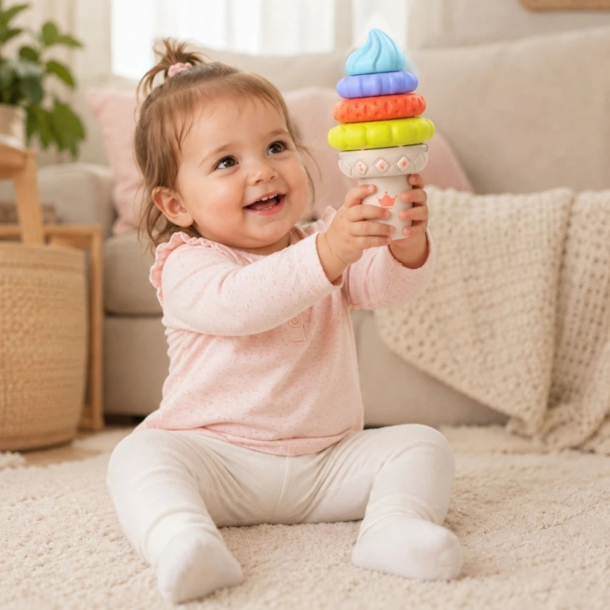 WOOPIE BABY Musical Ice Cream Developmental Sensory Puzzle – 3