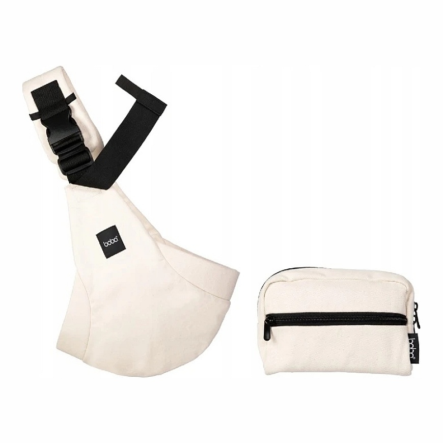 Boba Nosida Boba Buddy Sling Carrier - kreemne puusatoe – 3