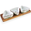 Mondex Since 1986 MODERNA VIETAS dēlis ar 3 trīsstūra trauciņiem 9,5x4 cm (28x9,5x1,5 cm) rozmarīns 100 ml