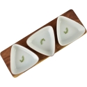 Mondex Since 1986 MODERNA VIETAS dēlis ar 3 trīsstūra trauciņiem 9,5x4 cm (28x9,5x1,5 cm) rozmarīns 100 ml