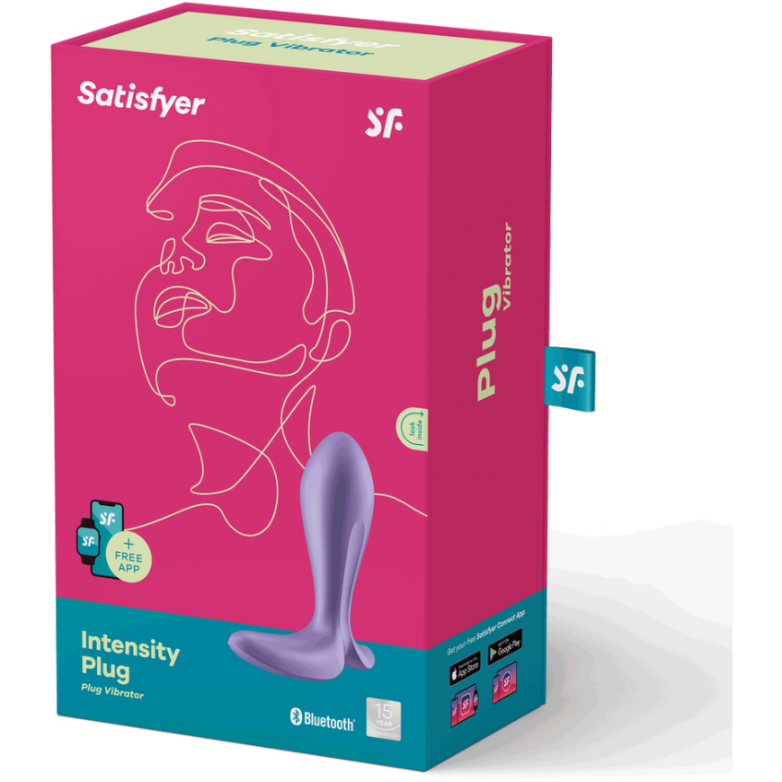 Satisfyer Intensity Plug Analinis vibratorius Purpurinė – 4