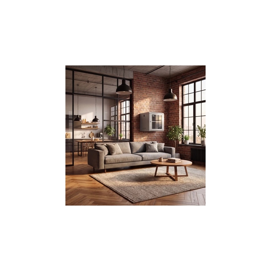 Ripustettava kaappi RACK9U Spacetronik SPR_9UE_53_40_45W – 4