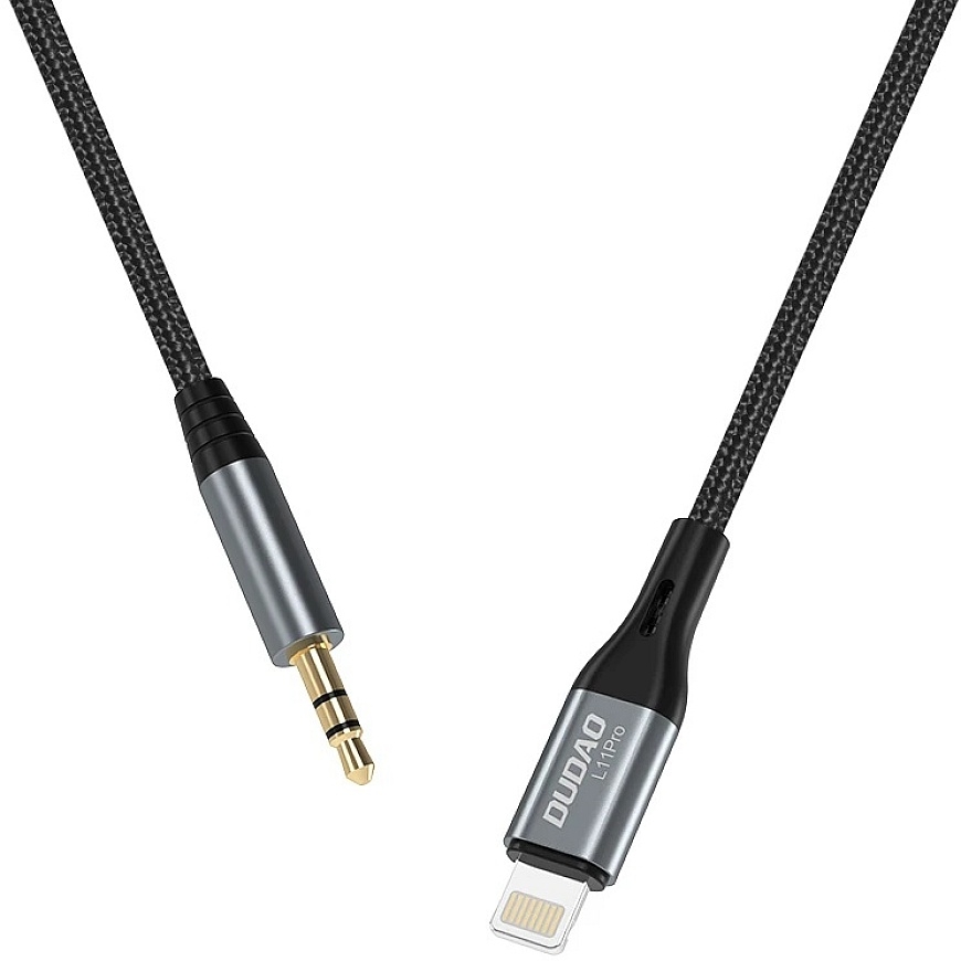 Dudao Lightning mini jack 3.5mm audio kaabel 1m hall (L11PRO) – 2