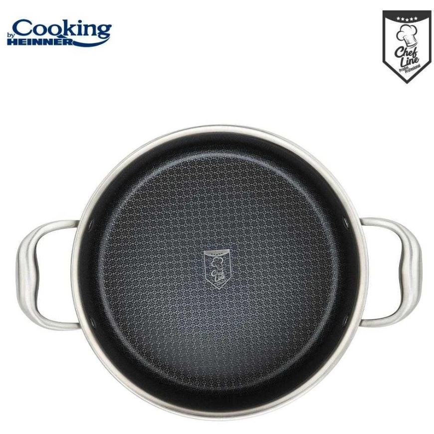 Käytävärste RST-Kattila, jossa 3-Kerros Lasikansi, 28 x 13 cm, 7 l, Titanipinnoite, "Cooking by Heinner" – 3
