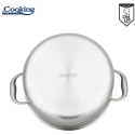Tvaika katls Nerūsējošā tērauda katls ar 3-slāņu stikla vāku, 28 x 13 cm, 7 l, titāna pārklājums, "Cooking by Heinner" Tvaika katls Nerūsējošā tērauda katls ar 3-slāņu stikla vāku, 28 x 13 cm, 7 l, titāna pārklājums, "Cooking by Heinner"