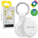 Blavec Tracker GPS Tag BTG-02 - Bluetooth Dual Apple & Android + avaimen pidike (BTBTG02-KW) valkoinen