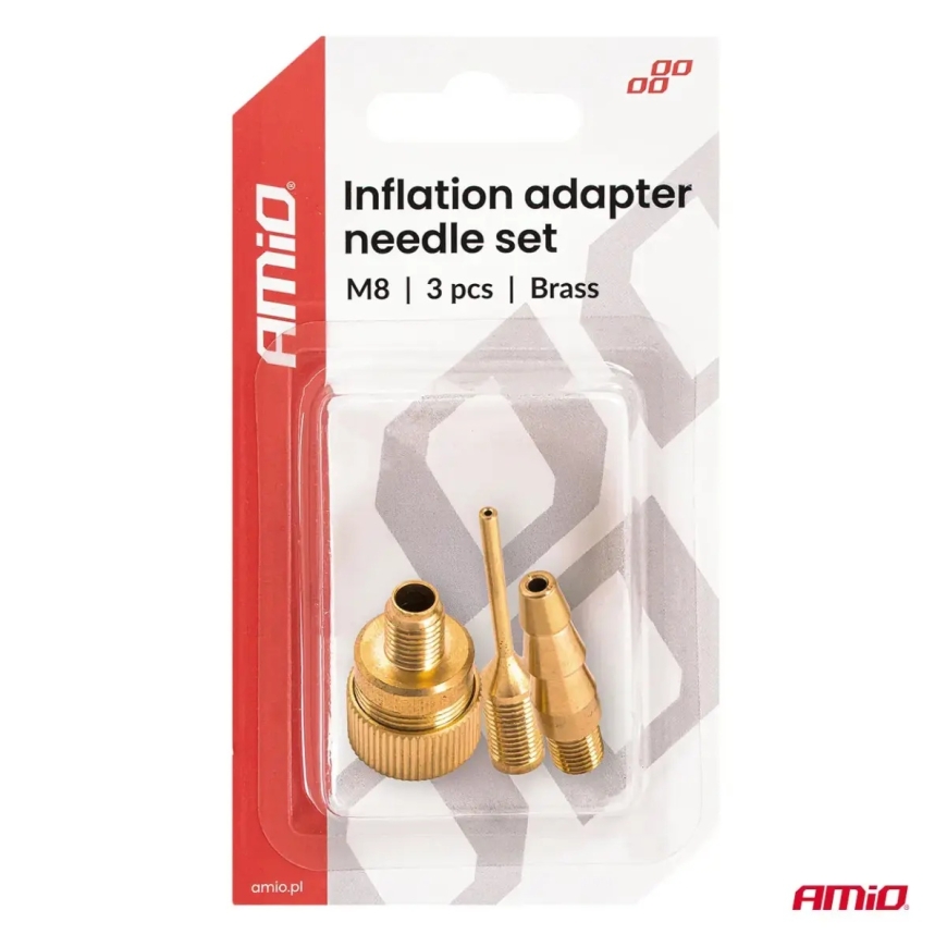 Inflaatioadapterin neulaketju M8 AMIO-04502 – 5