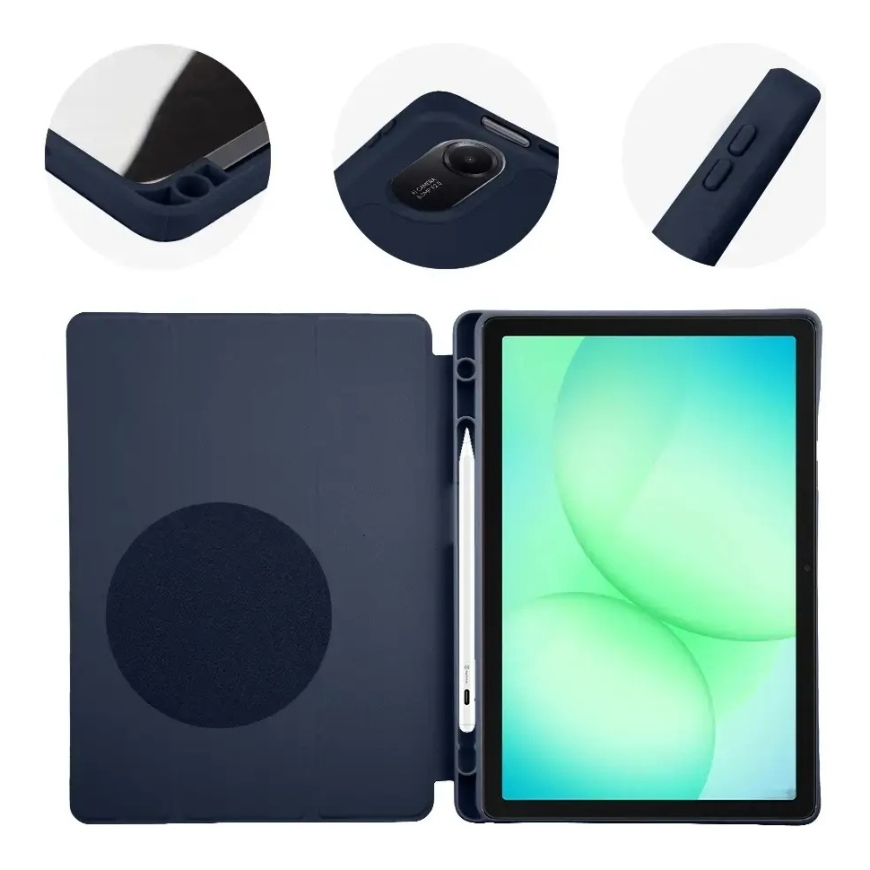 OBAL:ME SolidTab maciņš Samsung Galaxy Tab A11+ Tumši zils